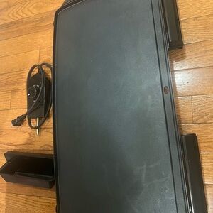Black Electric Griddle with Temperature Control